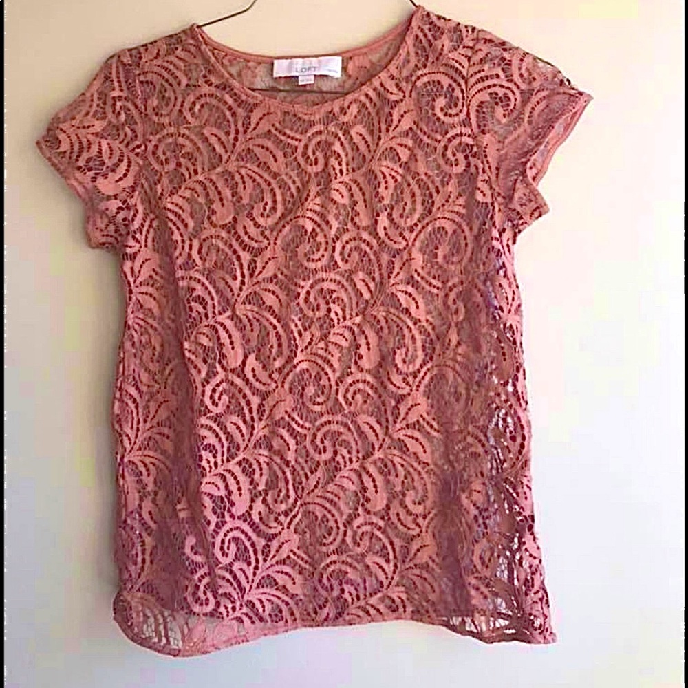LOFT. Terracotta Color. Size Petite Medium